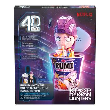 K-POP DEMON HUNTERS 4D PUZZLE Пазл Кей-поп-охотницы на демонов - Рамен-чашка Руми (6077588)