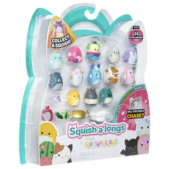 SQUISHMALLOWS SQUISH-A-LONGS Комплект фигурок, 14 шт, 2,5 см (SQAL0028)