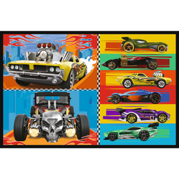 TREFL HOT WHEELS Набор пазлов Игрушечные машинки, 2x70 шт. (34442T)