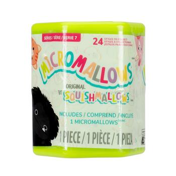 SQUISHMALLOWS Micromallows plīša rotaļlieta slēgtā iepakojumā, 6 cm (DIS1768)