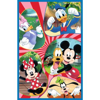 TREFL DISNEY MICKEY MOUSE Комплект пазлов, 3x80 шт. (34887T)