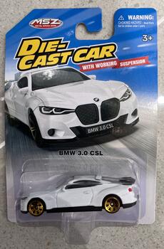 MSZ металлическая модель BMW 3.0 CSL, масштаб 1:64 (82235M)