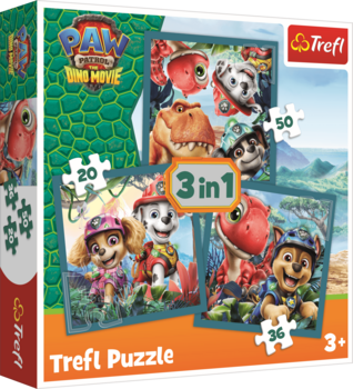 TREFL PAW PATROL Комплект пазлов 3 в 1 (34903T)