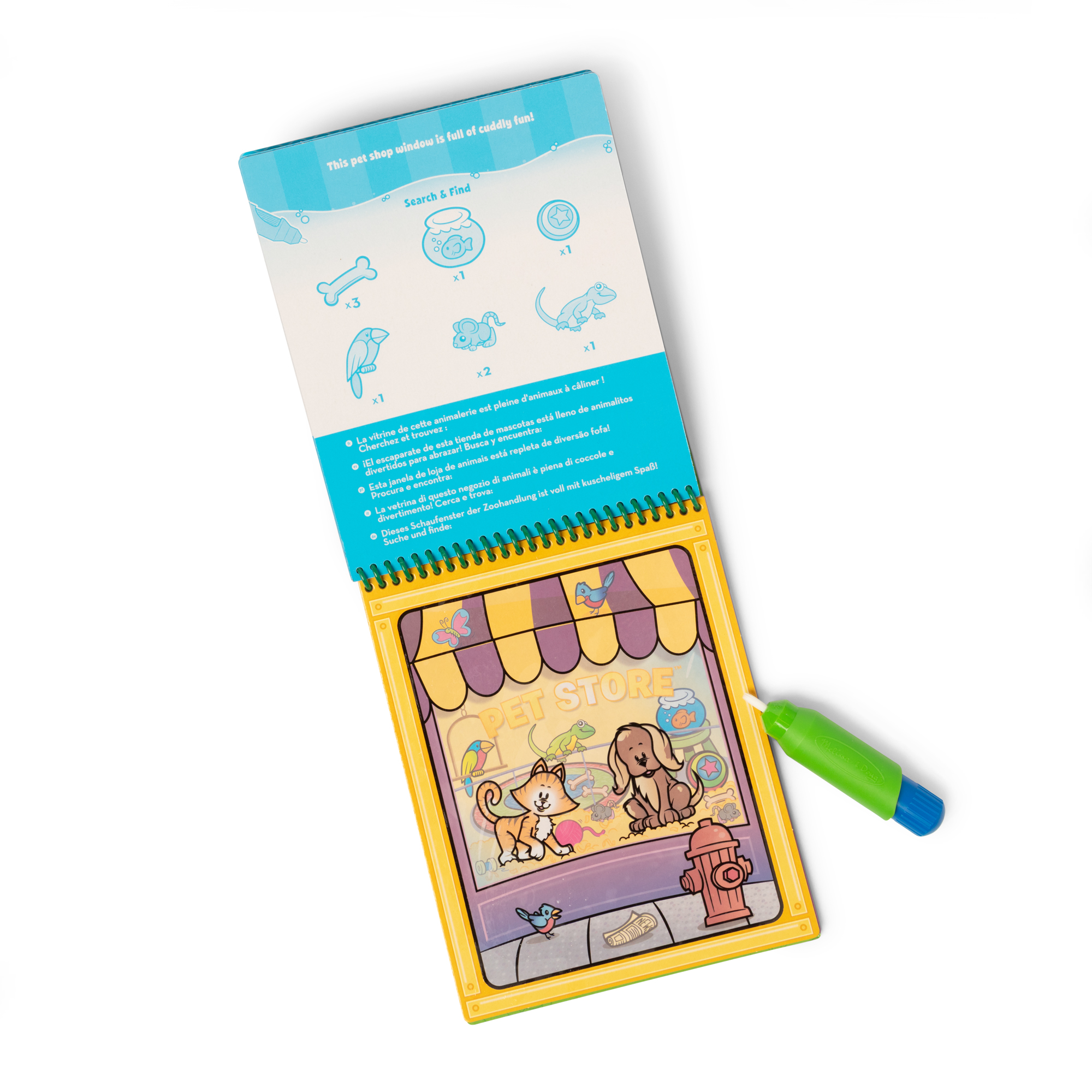 MELISSA & DOUG Water Wow! Раскраска. Рисуем водой - Животные (6074878)