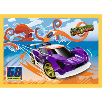 TREFL HOT WHEELS Комплект пазлов 4в1 (34627T)