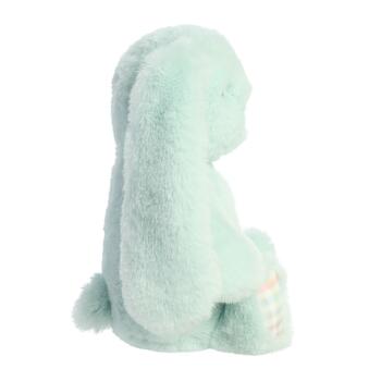 AURORA Rainbow Gingham Bunnies Plīša piparmētru zaļš  trusis, 18 cm (201030F)