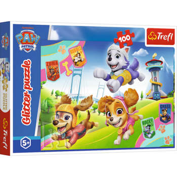 TREFL PAW PATROL Пазл с блестками Paw Patrol, 100 шт. (14835T)