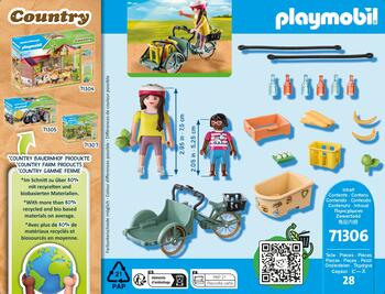 PLAYMOBIL FARM Farmers Cargo Bike 71306 (71306P)