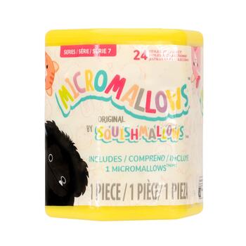 SQUISHMALLOWS Micromallows plīša rotaļlieta slēgtā iepakojumā, 6 cm (DIS1768)