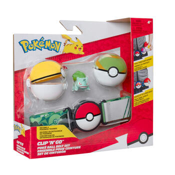 POKEMON W16 Clip ´n´ Go Набор с Ремнем, поке болом и фигуркой (PKW95283-16)