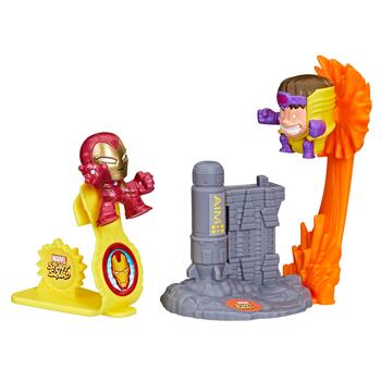 MARVEL Stunt Squad Игровой набор Hero Vs Villain (F6895)