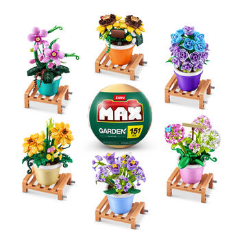 MAX GARDEN Klucīšu komplekts kapsulā, Istabas augi (83183)