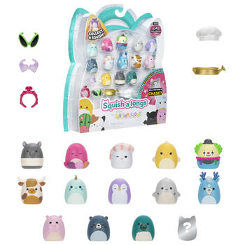 SQUISHMALLOWS SQUISH-A-LONGS Комплект фигурок, 14 шт, 2,5 см (SQAL0028)