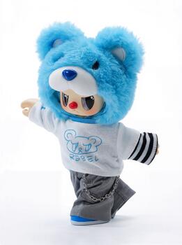 REBEL BEAR Мягкая коллекционная фигурка Street, упаковка-сюрприз, 18 см (CSRB008)