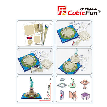 CUBICFUN 3D пазл Статуя Свободы (США) (C080H)