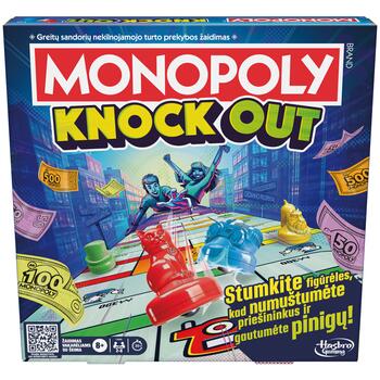 MONOPOLY Boardgame Knockout (In Lithuanian lang.) (F8995LT)
