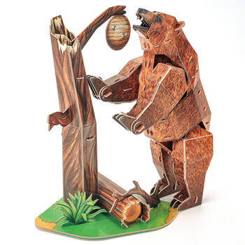 CUBICFUN NATIONAL GEOGRAPHIC 3D пазл «Бурый медведь» (DS1096H)