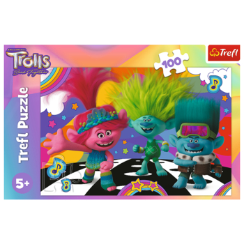 TREFL TROLLS Пазл Тролли 3, 100 шт. (16461T)