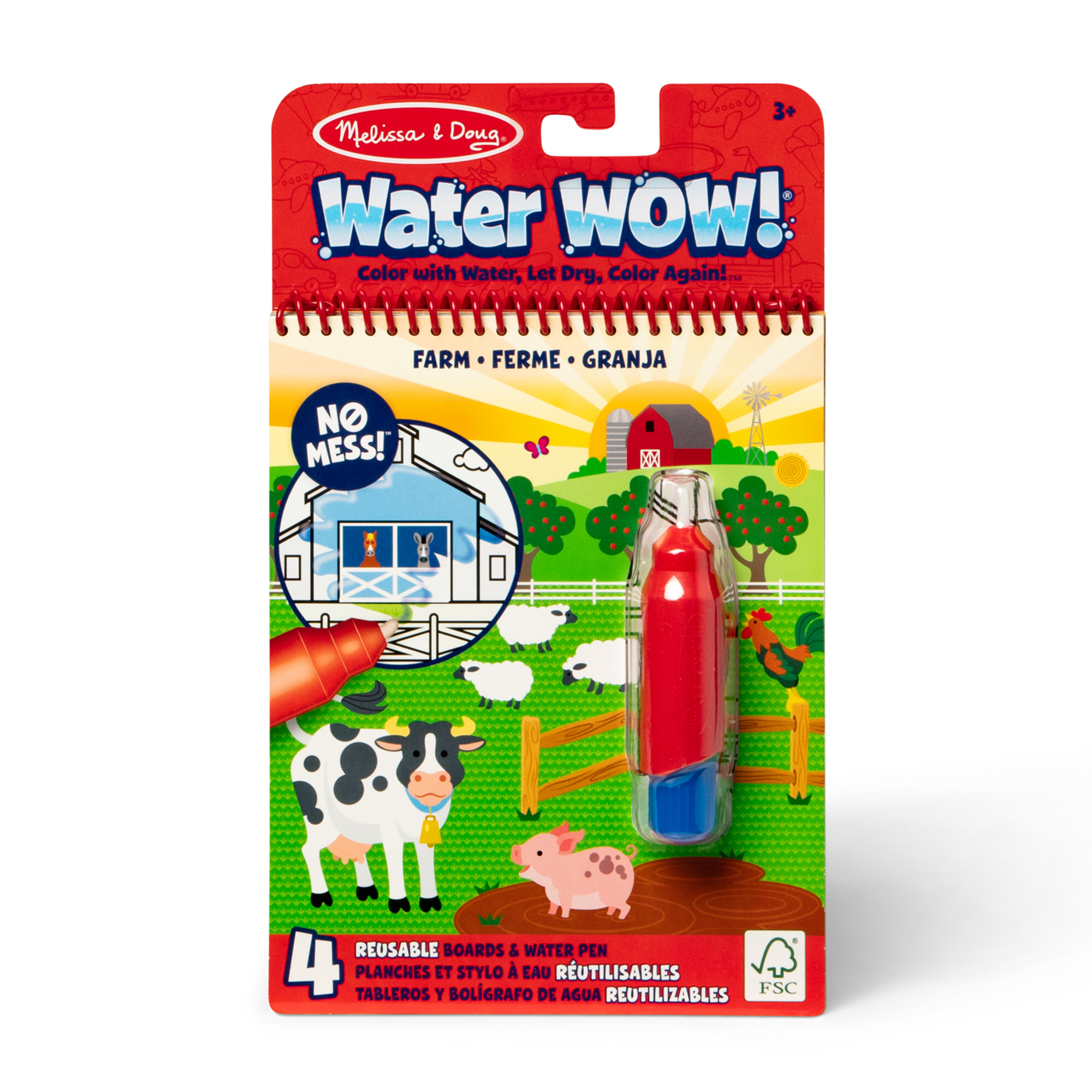 MELISSA & DOUG Water Wow! Ūdens krāsojamā grāmata (6074251)
