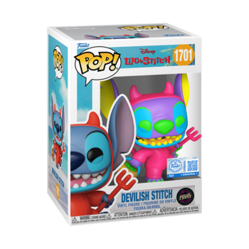 FUNKO POP! Vinyl: Фигурка: Disney - Devilish Stitch w/Chase (91833F)