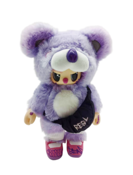 REBEL BEAR Мягкая коллекционная фигурка с сумочкой, упаковка-сюрприз, 18 см (CSRB005)