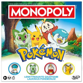 MONOPOLY Board game Pokemon (In Lithuanian lang.) (G0716LT)