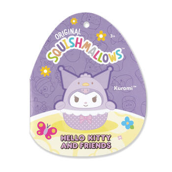 SQUISHMALLOWS HELLO KITTY Mīkstā rotaļlieta, Lieldienu sērija, 20 cm (SQHK8E25)