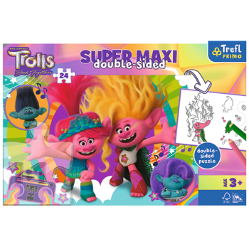 TREFL TROLLS Супермакси-пазл, 24 шт. (41017T)