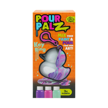 Pour Palz DIY Мини-раскрашиваемый утёнок с брелоком (GSG26262)