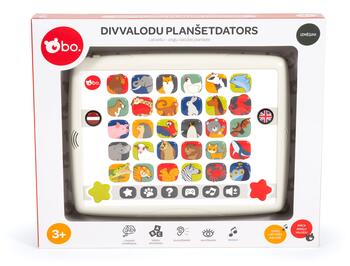 bo. Izglītojoša Rotaļlieta - Divvalodu Planšetdators (Latviešu val.) (8046LV)