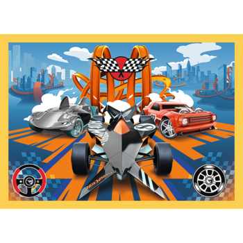 TREFL HOT WHEELS Комплект пазлов 4в1 (34627T)