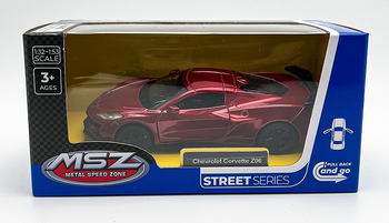 MSZ металлическая модель 2024 Chevrolet Corvette C8 Z06 , масштаб 1:43 (671752M)