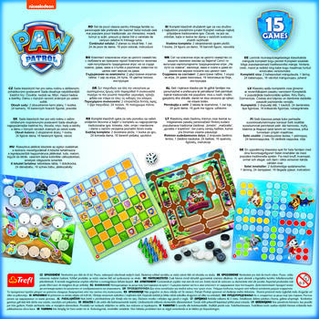 TREFL PAW PATROL Комплект настольных игр 15 в 1 (02584TR)