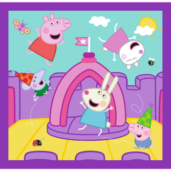TREFL PEPPA PIG Комплект пазлов 3в1 Свинка Пеппа (34893T)