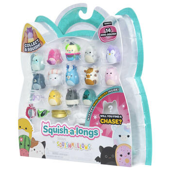 SQUISHMALLOWS SQUISH-A-LONGS Комплект фигурок, 14 шт, 2,5 см (SQAL0028)