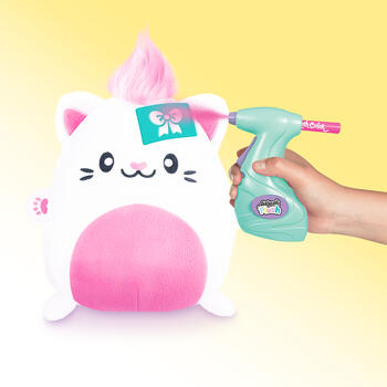AIRBRUSH PLUSH игровой набор мягкая игрушка с аэрографом Kawaii Kitty, 25 см (AIR073)