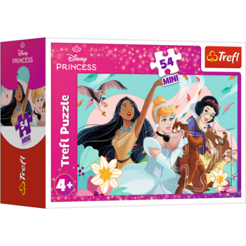 TREFL DISNEY PRINCESS Минипазл Принцессы 54 шт. (54219T)