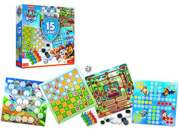 TREFL PAW PATROL Комплект настольных игр 15 в 1 (02584TR)