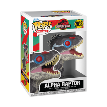 FUNKO POP! Коллекционная фигурка - JURASSIC PARK S3: Alpha Raptor (90388F)
