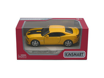 KINSMART Металлическая моделька 2014 Chevrolet Camaro, масштаб 1:38 (KT5383)