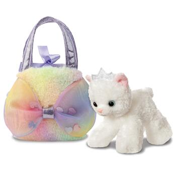 AURORA Fancy Pals plīša rotaļlieta kaķis somiņā, 20 cm (220904C)
