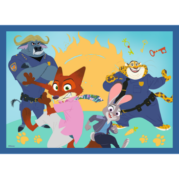 TREFL DISNEY ZOOTROPOLIS Комплект пазлов 4в1 Зверополис (34677T)