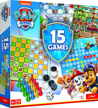 TREFL PAW PATROL Комплект настольных игр 15 в 1 (02584TR)