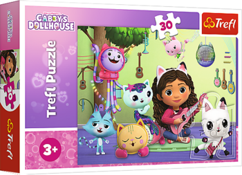 TREFL GABBY´S DOLLHOUSE Puzle, 30 gab. (18301T)