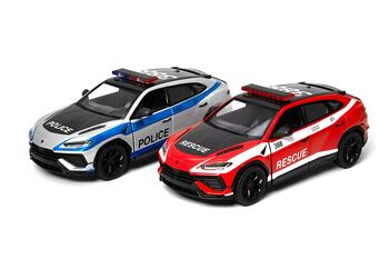 KINSMART Металлическая моделька Lamborghini Urus Performante (полиция/пожарная), масштаб 1:38 (KT5447R)