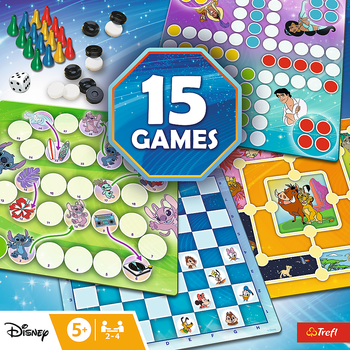 TREFL DISNEY 15 in 1 Galda spēle (02583T)