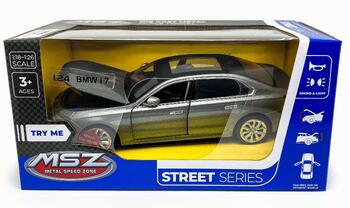 MSZ металлическая модель BMW I7, масштаб 1:24 (68283M)