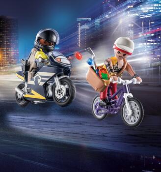 PLAYMOBIL CITY ACTION стартовый комплект Спецназ и вор 71255 (71255P)