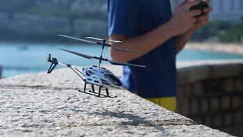 FLYBOTIC Radiovadāms helikopters SKY AURORA, 21 cm (84568)