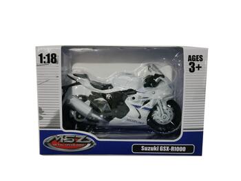 MSZ металлическая модель SUZUKI GSR-R1000 1:18 (67703)